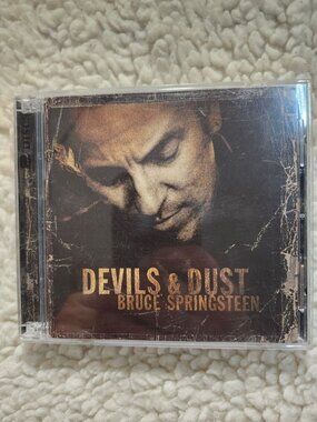 Bruce Springsteen Devils & Dust CD Bonus DVD 2005 Rock Folk Album Used SomeWear